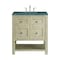 James Martin Vanities 30'' Single Vanity, Whitewashed Oak w/ 3 CM Parisien Bleu Quartz Top 330-V30-WWO-3PBL - alternate 1